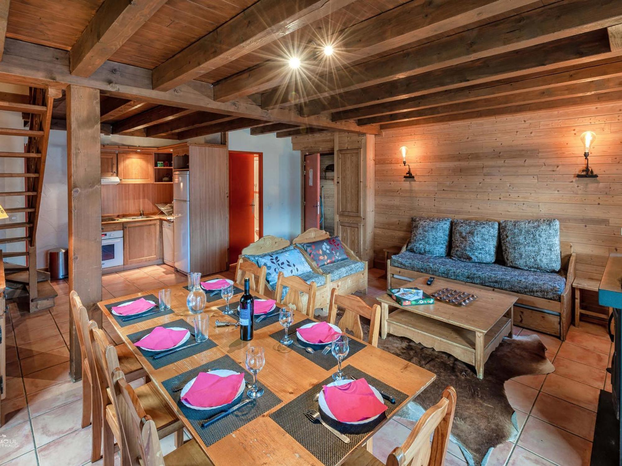 Chalet En Bois Avec 3 Chambres A Pra Loup - Fr-1-165A-47 Uvernet-Fours Eksteriør billede